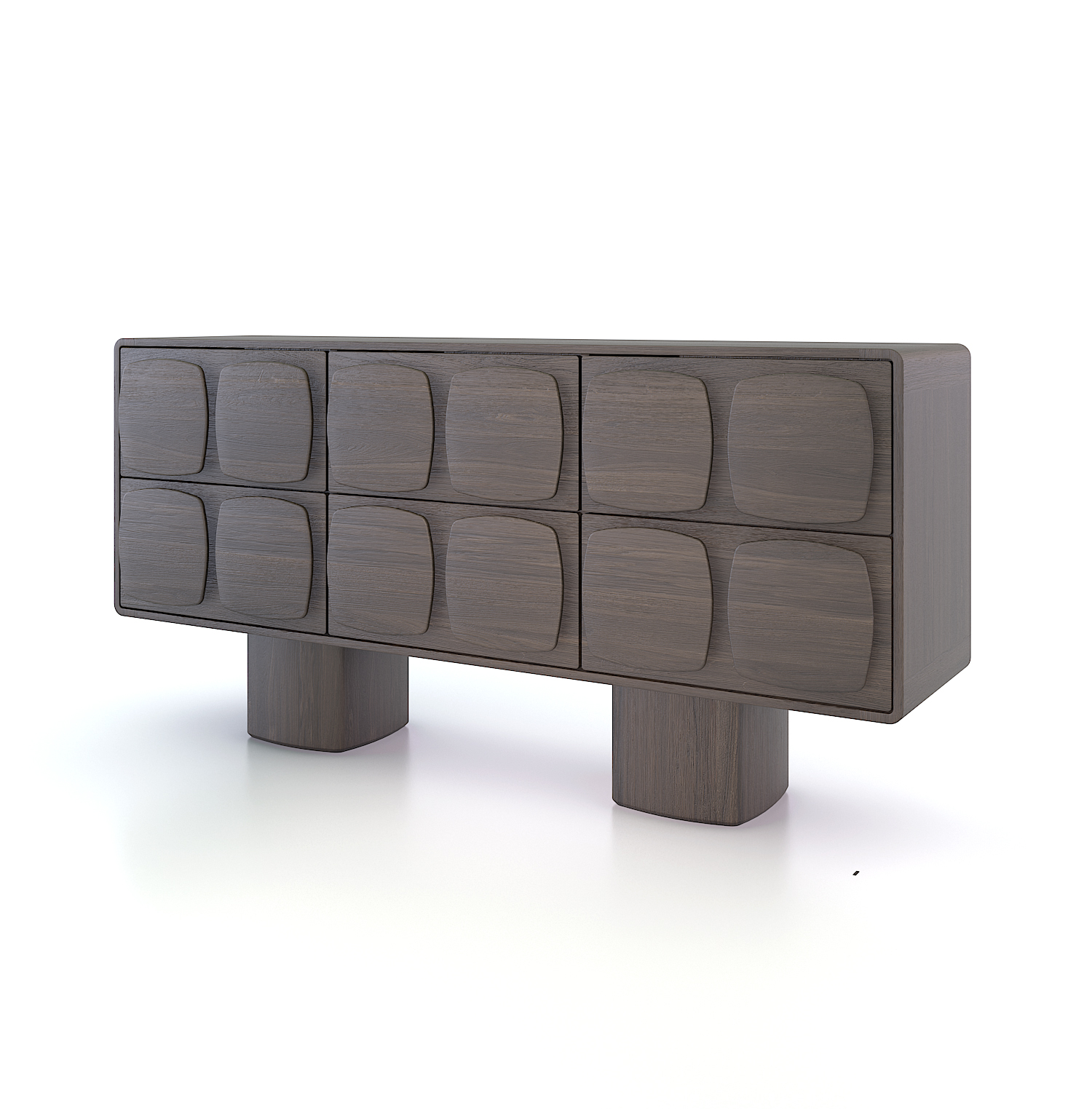 Comoda Aztec frasin masiv - imagine 3