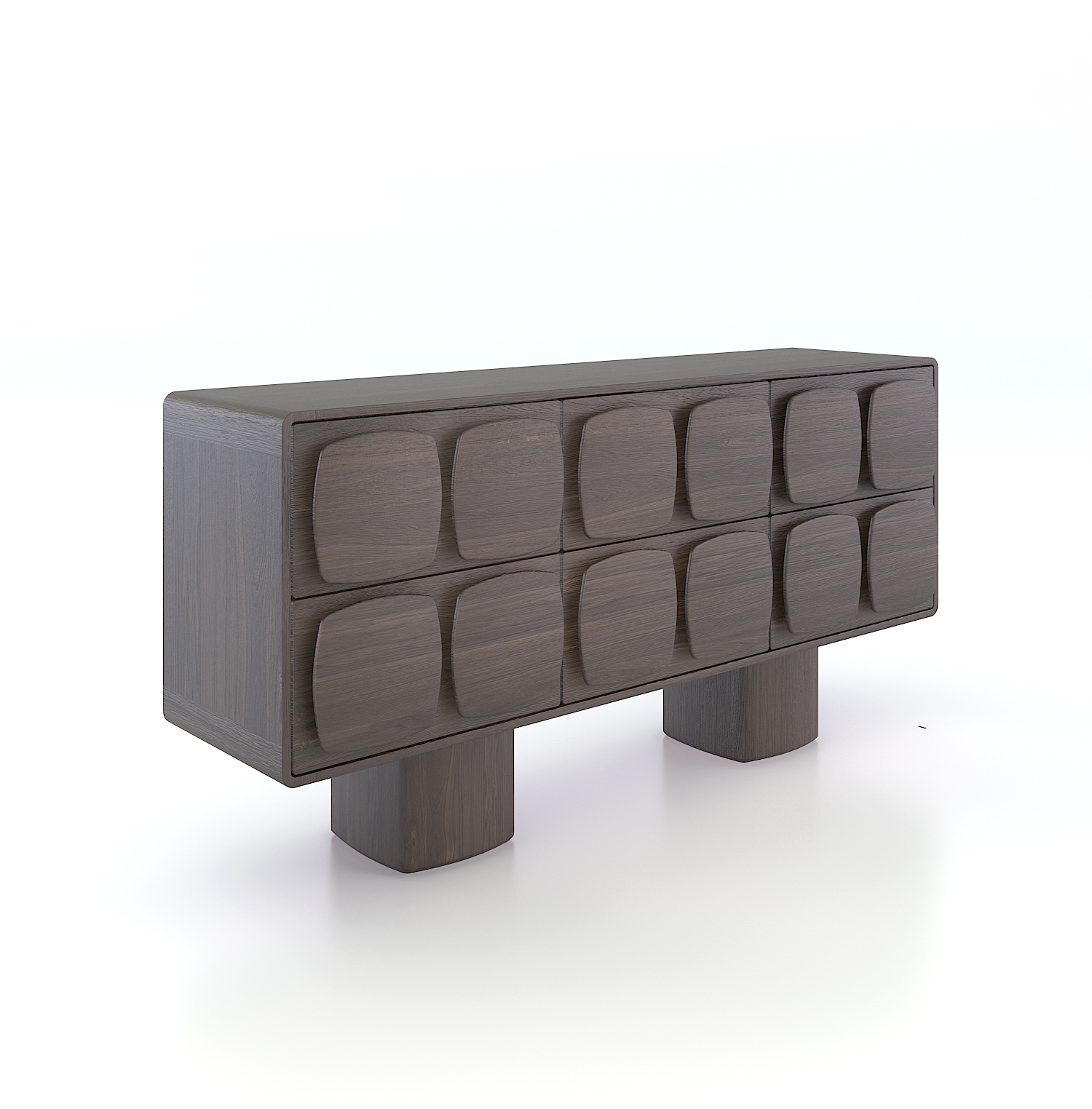 Comoda Aztec frasin masiv - imagine 2